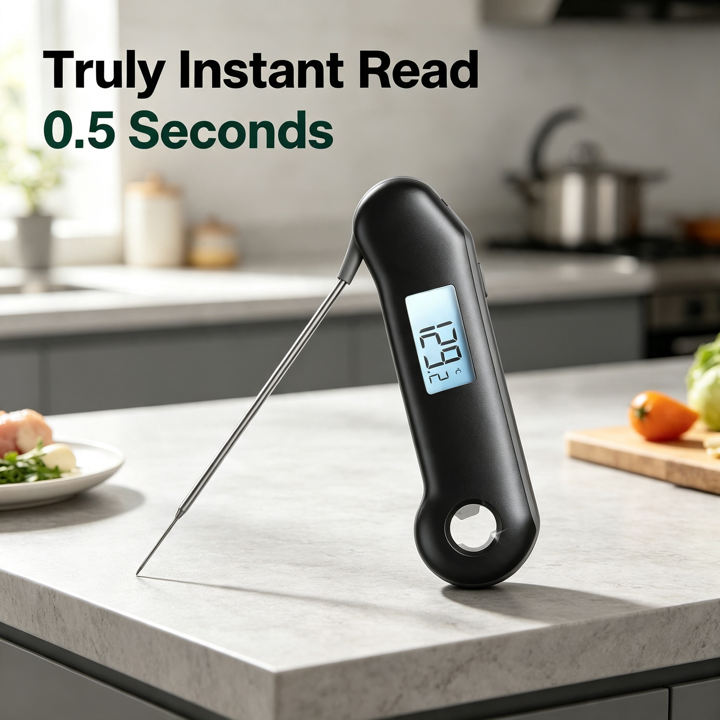 Instant Read Digital Meat Thermometer for Cooking Grilling BBQ
