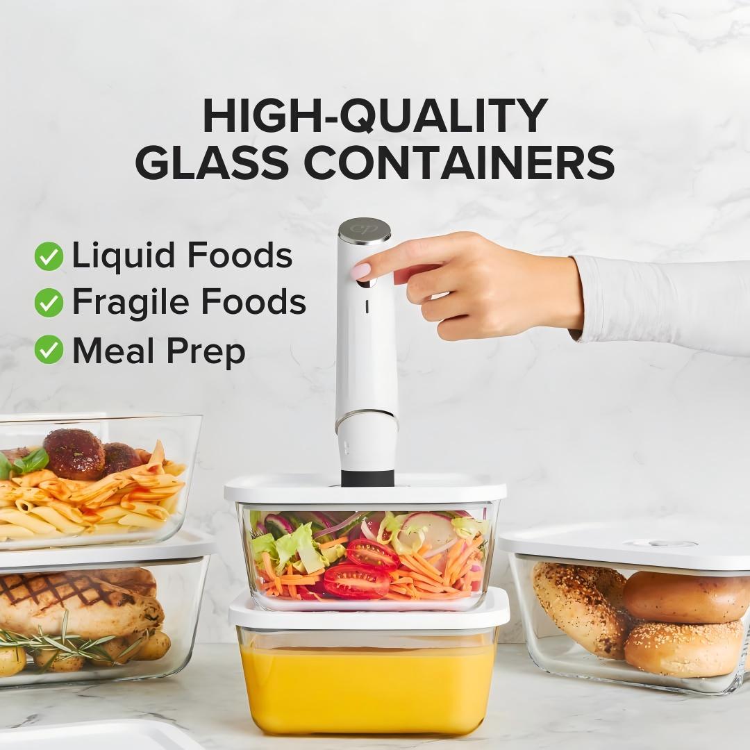WarmVessel™ Portable Vacuum Food Sealer Bundle | Keeps Food Fresh 5x Longer