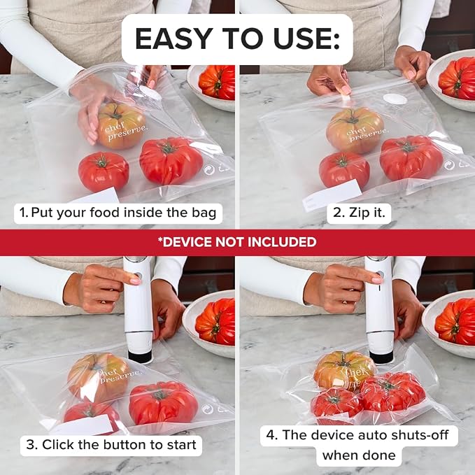 3-Pack Vacuum Seal GlassFood Storage Containers